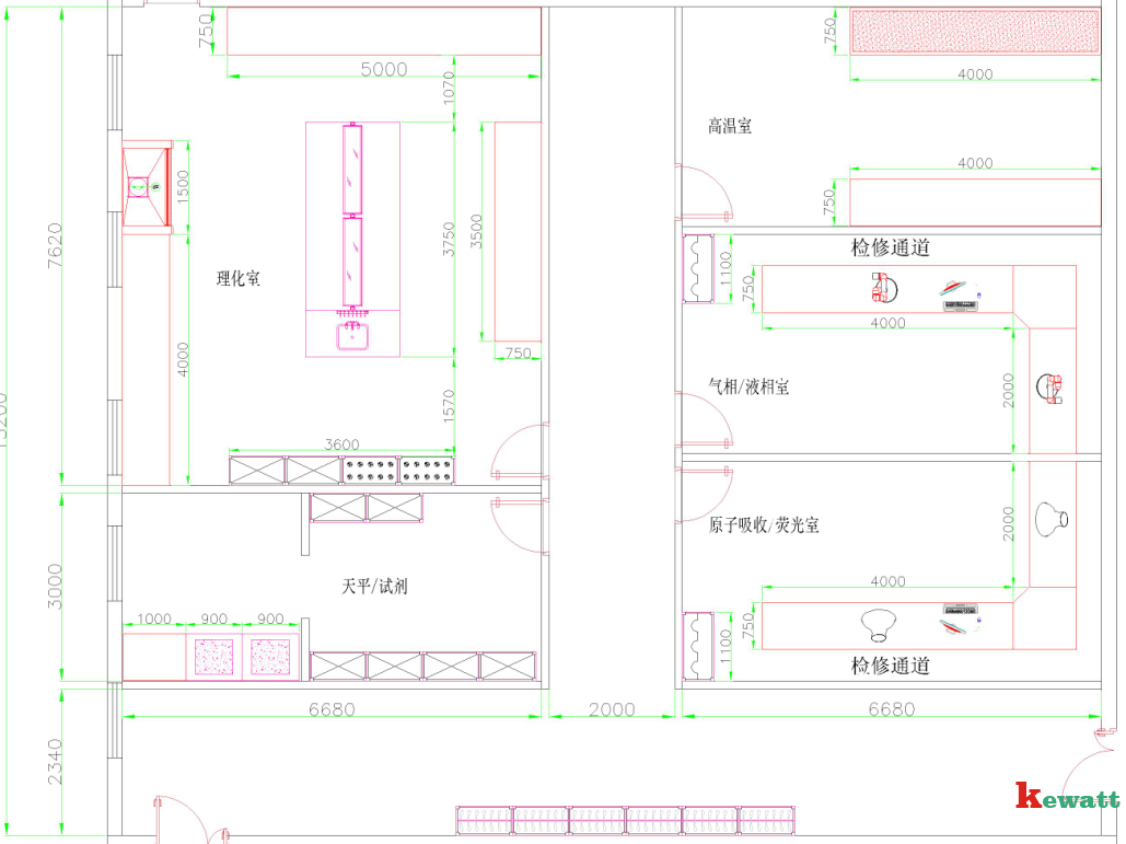 生物安全實驗室整體設(shè)計圖