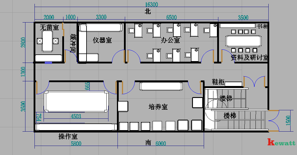 無菌實驗室平面設(shè)計圖