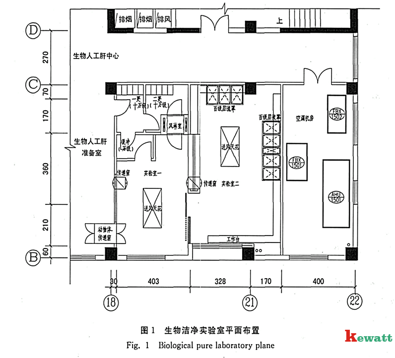 醫(yī)院生物實(shí)驗(yàn)室凈化工程設(shè)計圖