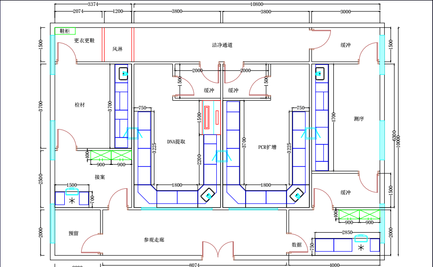 三樓實(shí)驗(yàn)室平面設(shè)計(jì)圖