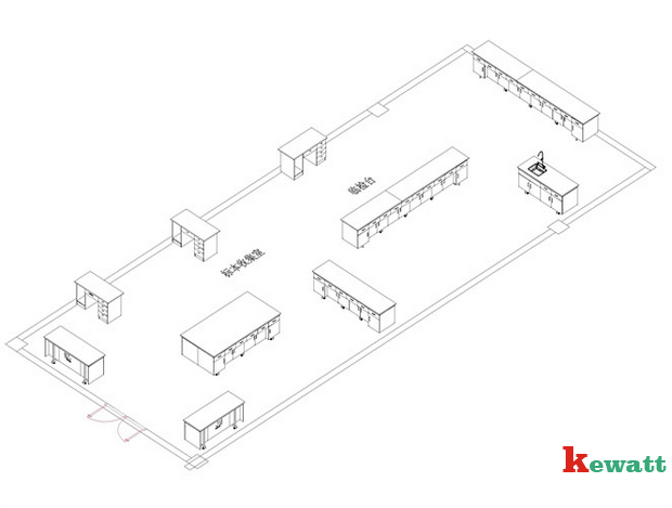 免疫實驗室3D設計圖