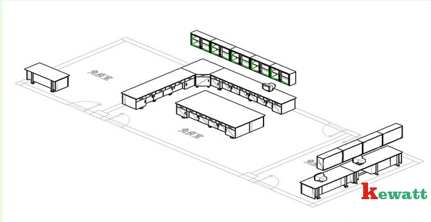 整體實驗室3D設計圖