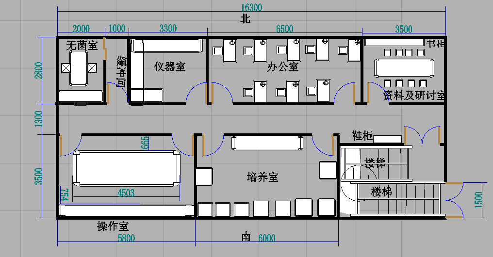 藥廠整體實驗室設(shè)計圖