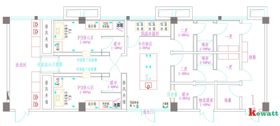 潔凈實驗室施工圖紙